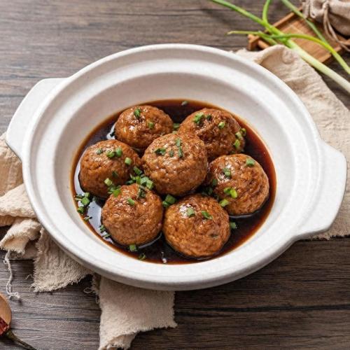 紅燒獅子頭成品圖