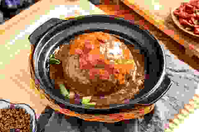 素獅子頭成品圖